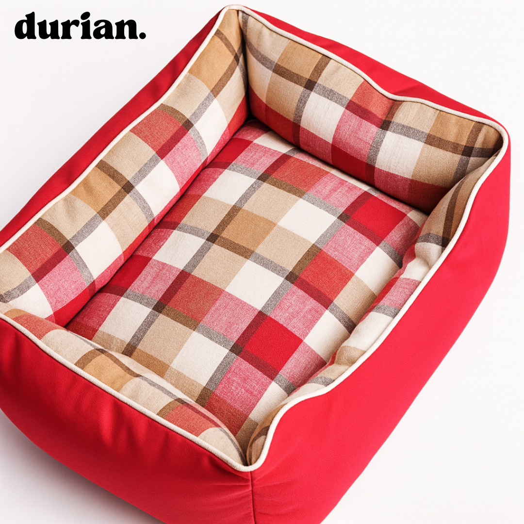 Durian Pet Bed | Soft Oxford Bed for Dogs and Cats