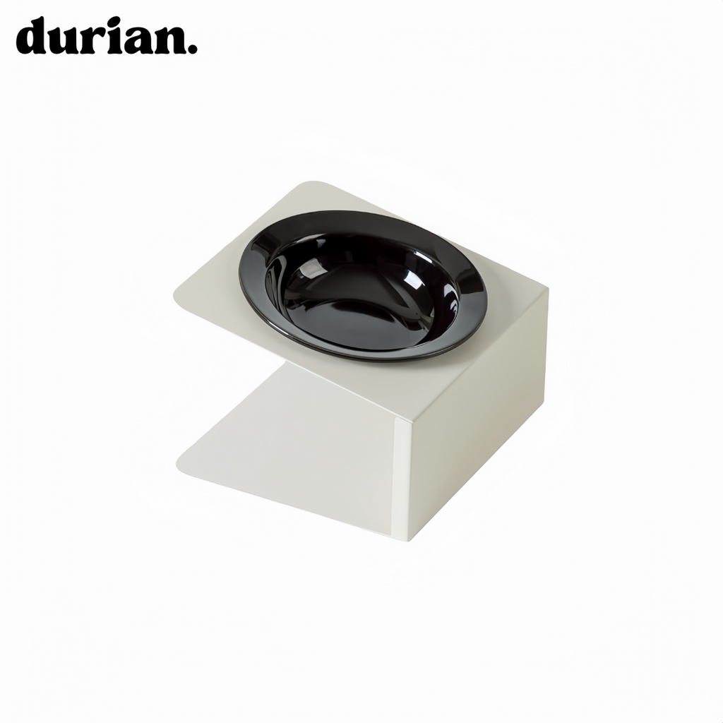 durian. Pet Interior Ceramic Bowl | High-leg Separable Food Bowl for Cats and Dogs