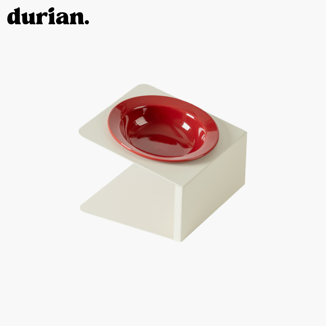 durian. Pet Interior Ceramic Bowl | High-leg Separable Food Bowl for Cats and Dogs