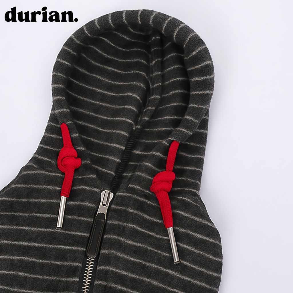 Durian Border Print Hoodie Dogwear