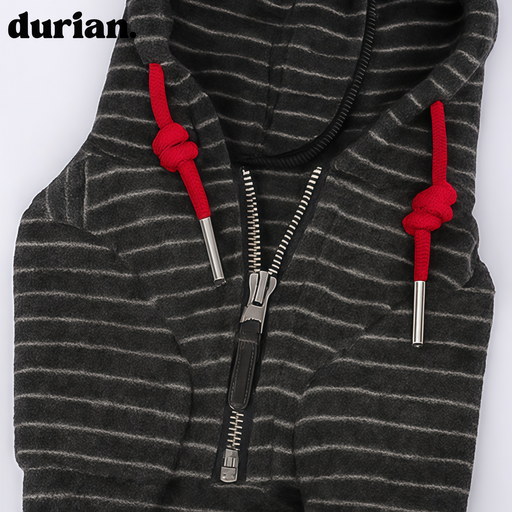 Durian Border Print Hoodie Dogwear