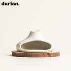 Durian Mini Fireplace-Style Ceramic Incense Burner | Compatible with Palo Santo, Herb, and Cone Incense