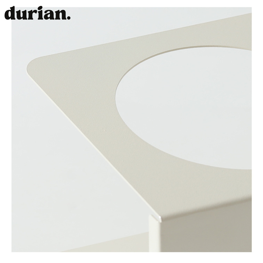 durian. Double ceramic bowl | A pet table for cats and dogs with a design that blends in with your interior
