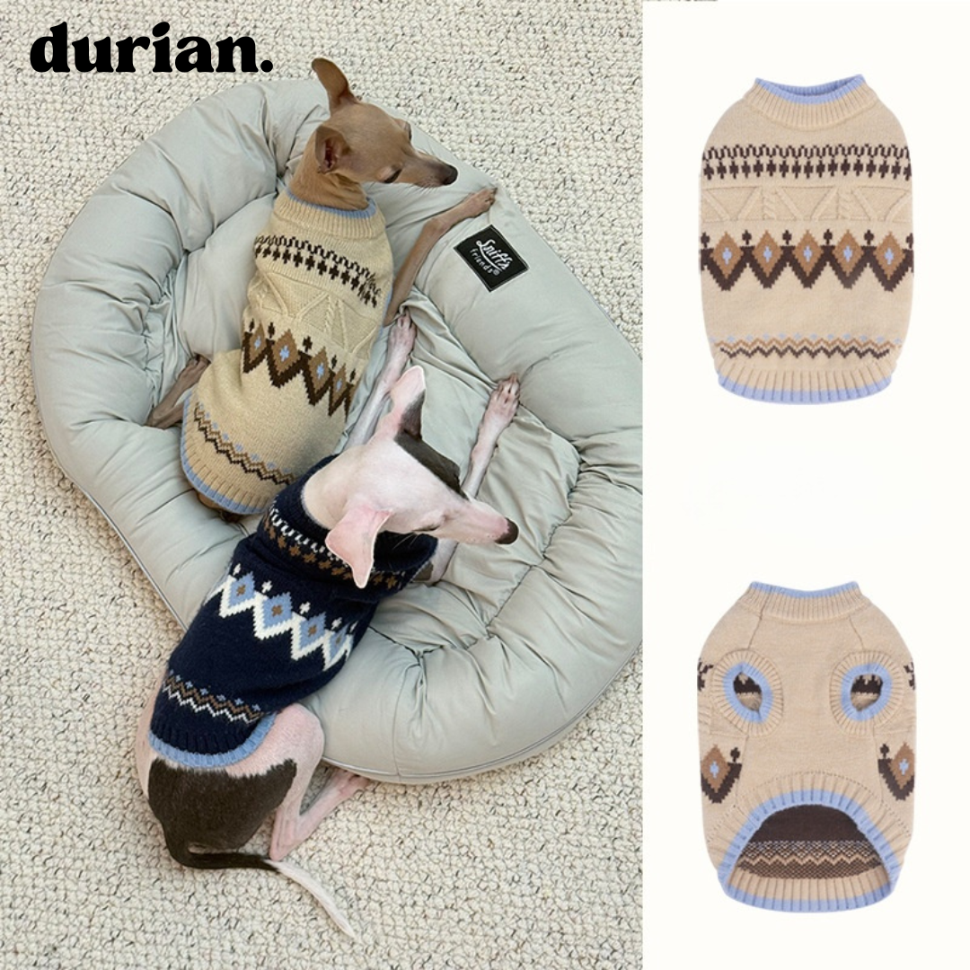 durian. Quilted Dog Vest | Lightweight, Warm Padded Jacket for Small and Medium Dogs