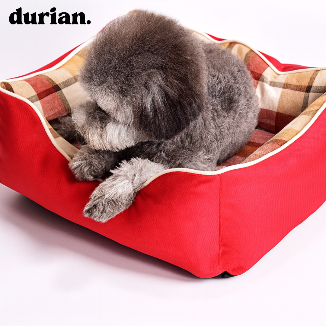 Durian Pet Bed | Soft Oxford Bed for Dogs and Cats