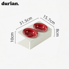 durian. Double ceramic bowl | A pet table for cats and dogs with a design that blends in with your interior