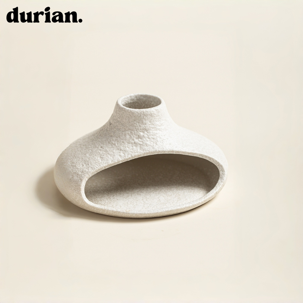Durian Mini Fireplace-Style Ceramic Incense Burner | Compatible with Palo Santo, Herb, and Cone Incense