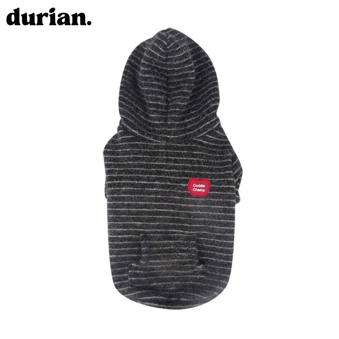 Durian Border Print Hoodie Dogwear