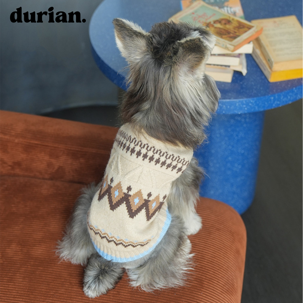 durian. Quilted Dog Vest | Lightweight, Warm Padded Jacket for Small and Medium Dogs