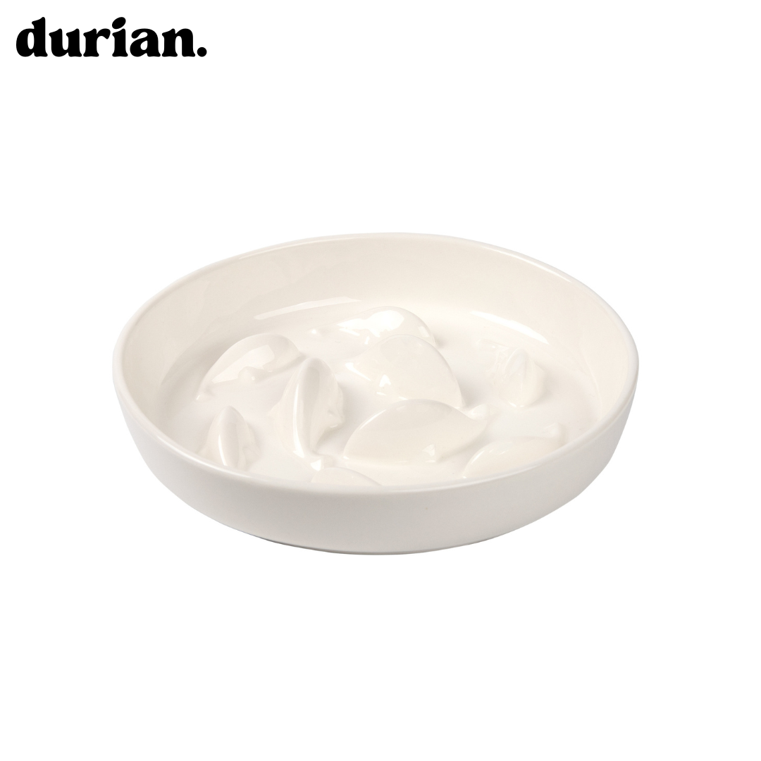 Durian Ceramic Food Bowl to Prevent Fast Eating
