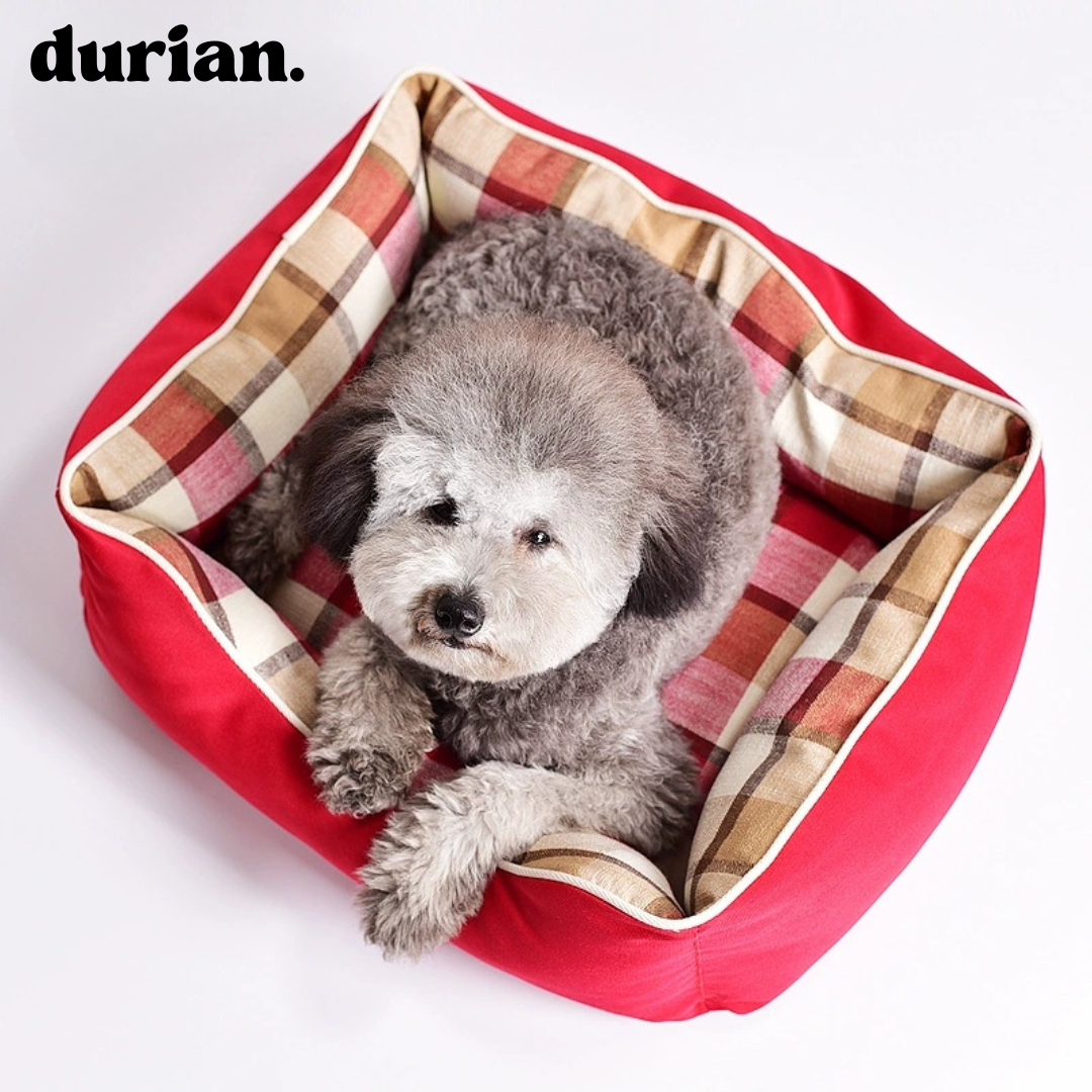 Durian Pet Bed | Soft Oxford Bed for Dogs and Cats
