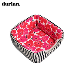 durian. Floral Design Pet House | Foldable, 2-Way Cushion House for Cats and Dogs, Bed and Dome Style