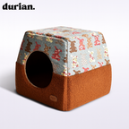 Durian Pet House | Foldable Fluffy Dome Bed 2-Way