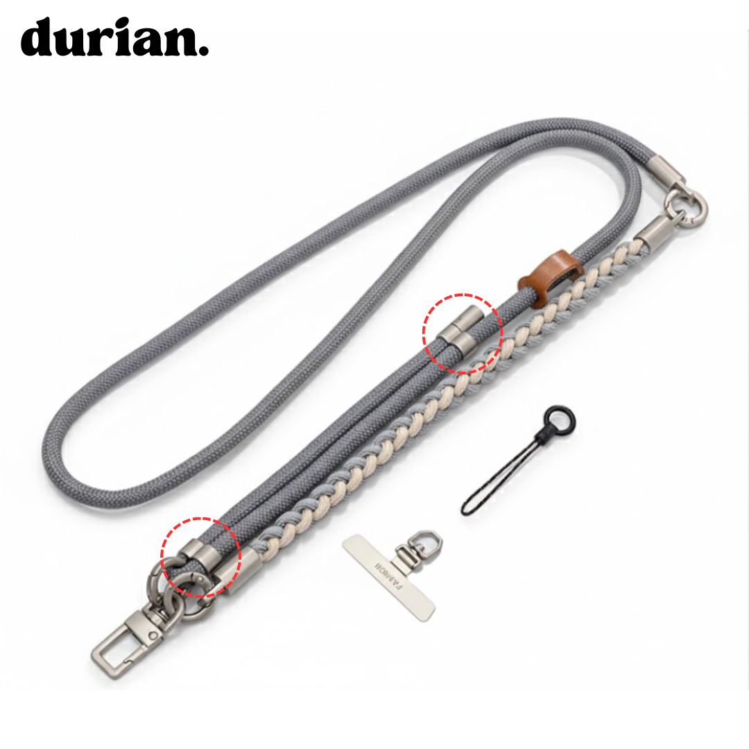 durian | 3-Way Multifunctional Smartphone Strap: Shoulder/Neck/Wrist